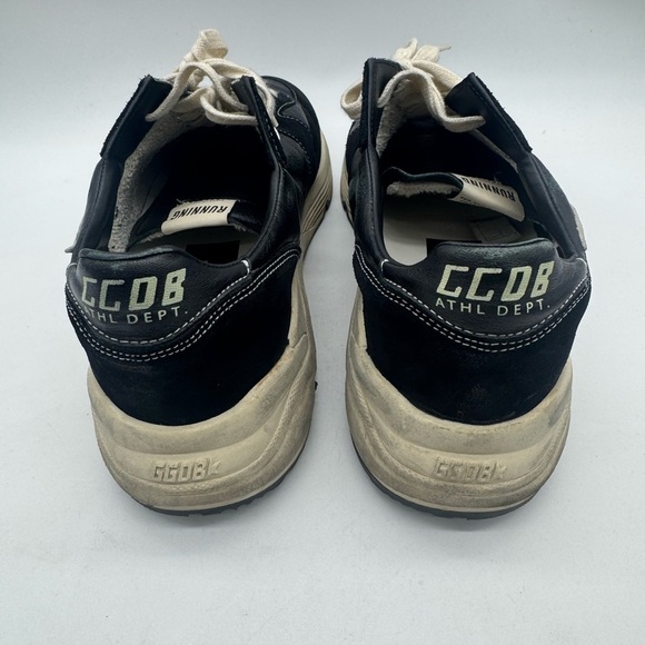 Golden Goose Men’s Running Sole in black nappa leather and suede Size 43 - Picture 6 of 8